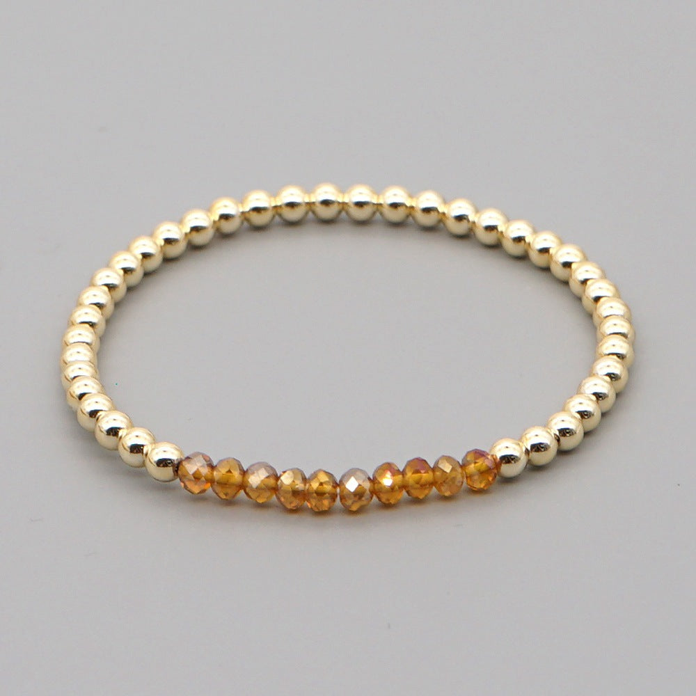 Wholesale Bohemian Gold Fastener Beads Bracelet
